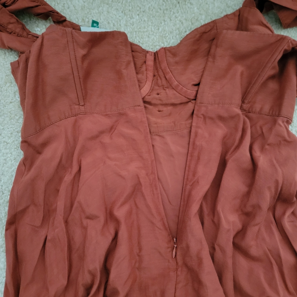 FARM Rio Ruffle Strap Dress Medium EUC - Picture 8 of 12